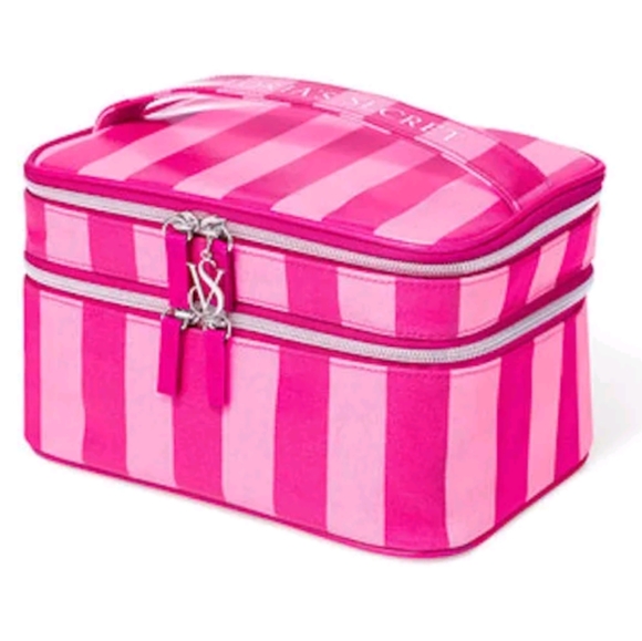 Victoria's Secret | Bags | Victorias Secret Cute Train Case Cosmetic ...